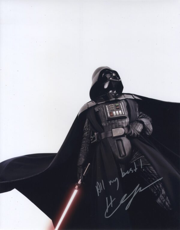 Hayden christensen signed photo star wars