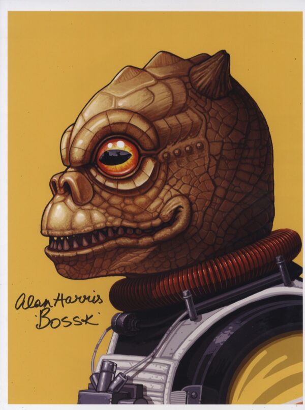 Alan Harris Bossk- Star Wars signed photo.shanks autographs