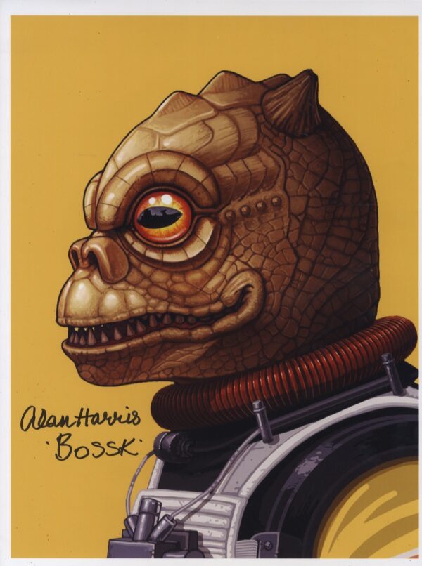 Alan Harris Bossk- Star Wars signed photo.shanks autographs