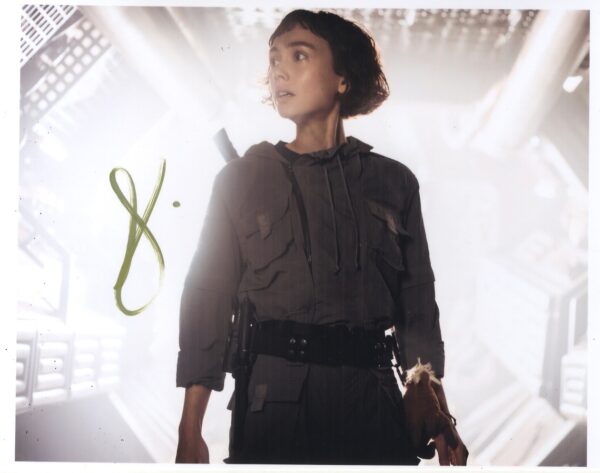 Sydney chandler alien earth signed photo.shanks autographs