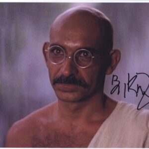 ben kingsley signed photo.shanks autographs