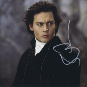 JOHNNY DEPP SIGNED PHOTO. SHANKS AUTOGRAPHS