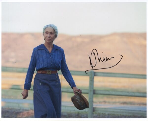 Helen Mirren signed photo.shanks autographs