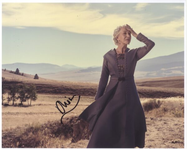 Helen Mirren signed photo.shanks autographs