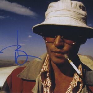 JOHNNY DEPP SIGNED PHOTO. SHANKS AUTOGRAPHS