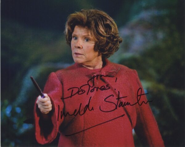 imelda Staunton harry potter signed photo.shanks autographs