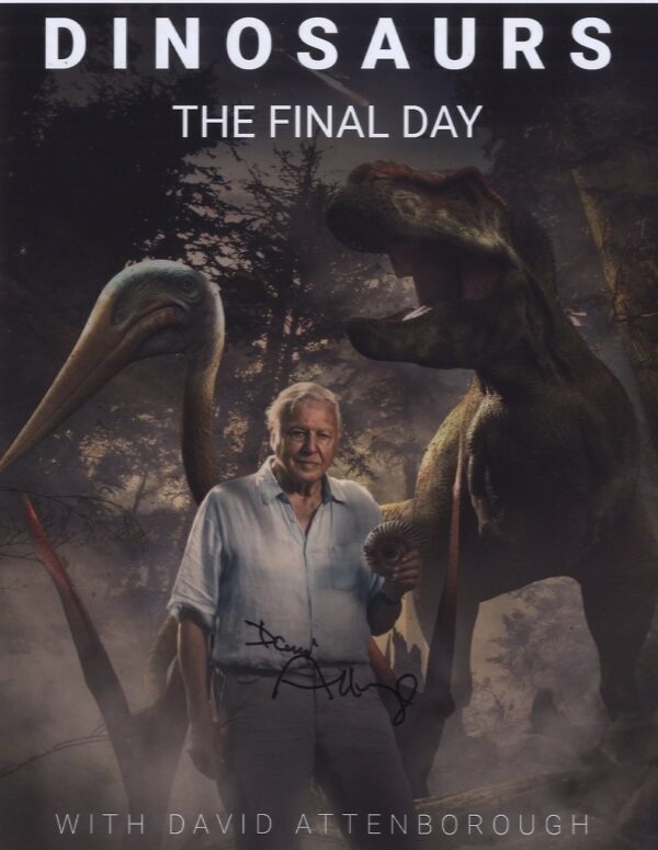 David Attenborough signed photo.shanks autographs