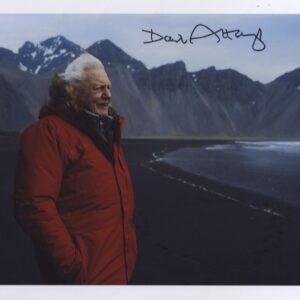 David Attenborough signed photo.shanks autographs