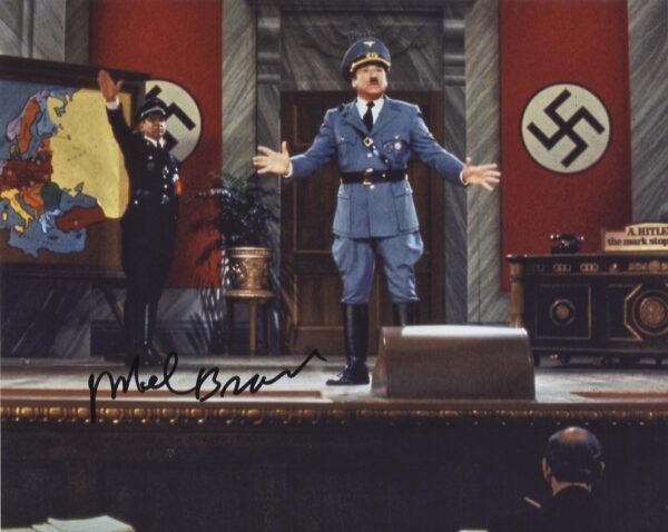 mel brooks signed photo . shanks autographs