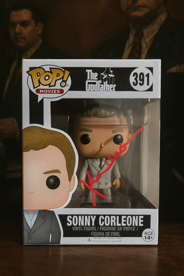 James Caan signed godfather pop Funko.shanks autographs
