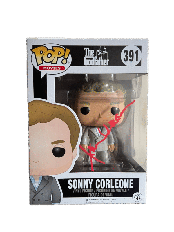 James Caan signed godfather pop Funko.shanks autographs