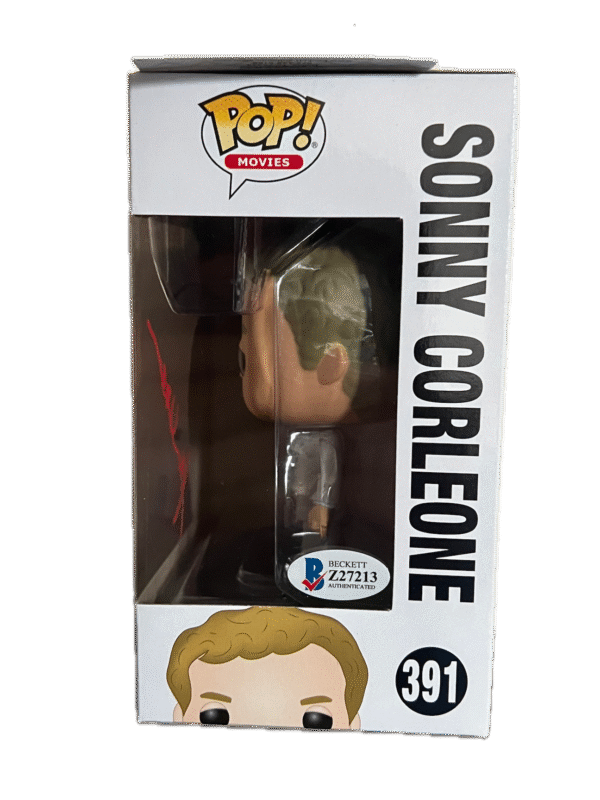 James Caan signed godfather pop Funko.shanks autographs