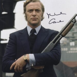 Michael caine signed get Carter.shanks autographs