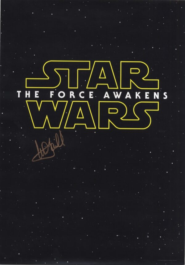 mark Hamill signed Star Wars.shanks autographs