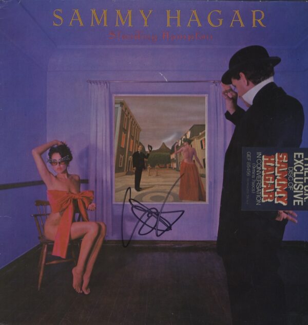 sammy hagar signed vinyl,shanks autographs