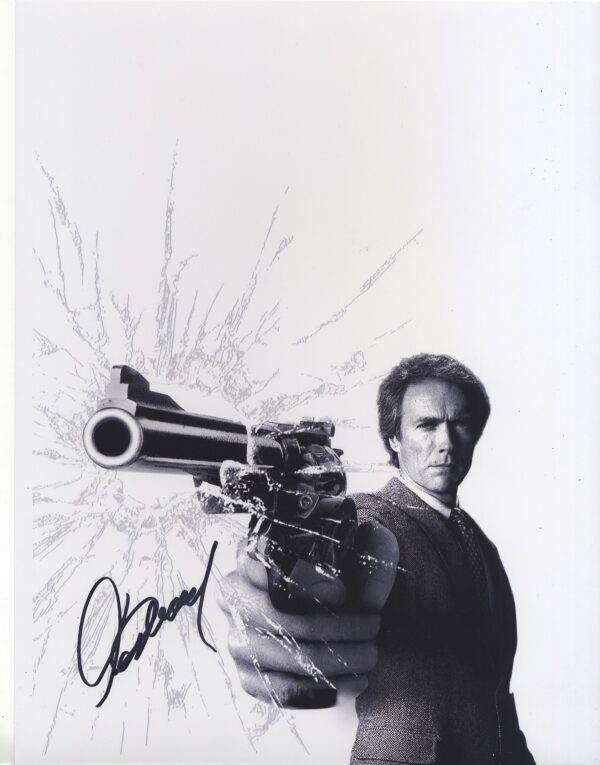 CLINT EASTWOOD SIGNED PHOTO.SHANKS AUTOGRAPHS
