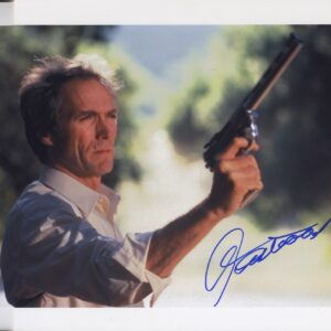 CLINT EASTWOOD SIGNED PHOTO.SHANKS AUTOGRAPHS