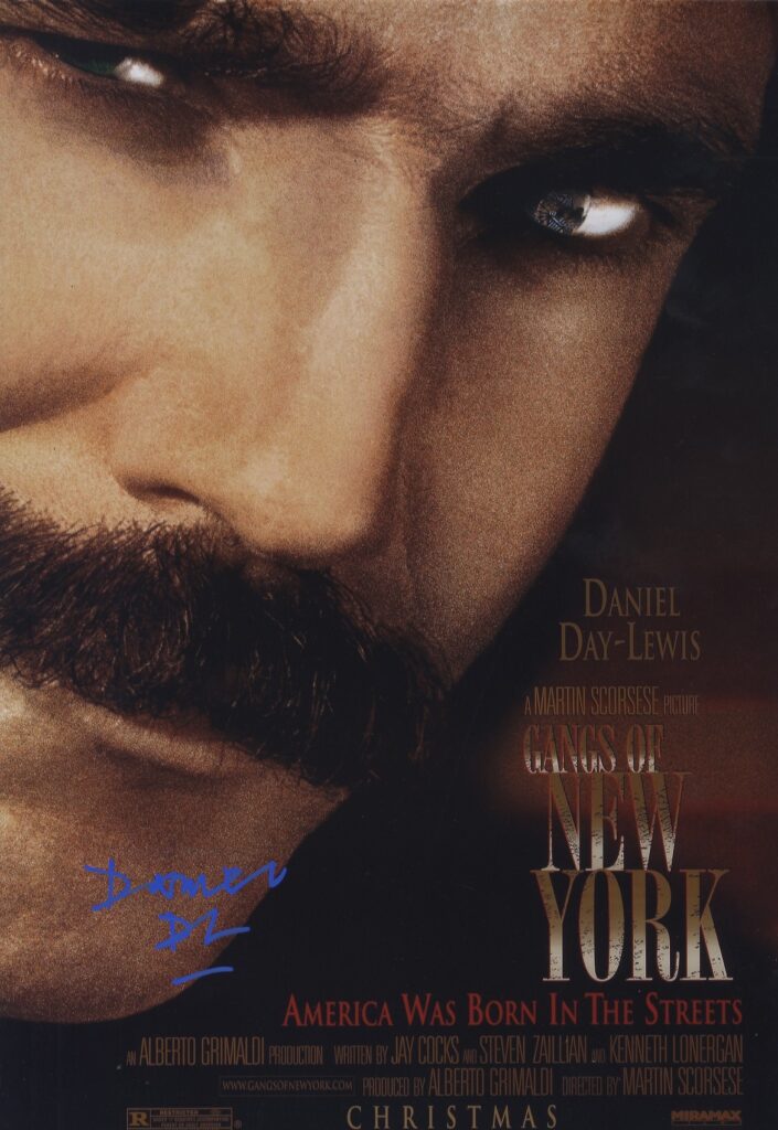 Daniel Day-Lewis signed photo.shanks autographs