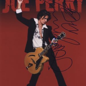 aerosmith joe Perry signed photograph autograph.shanks autographs