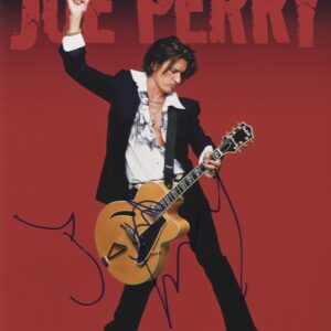 aerosmith joe Perry signed photograph autograph.shanks autographs