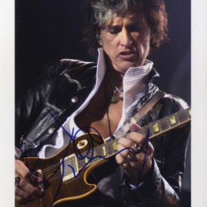 aerosmith joe Perry signed photograph autograph.shanks autographs