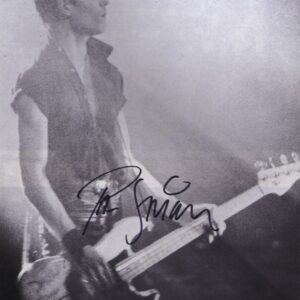 Paul simonon signed photo, the clash . shanks autographs