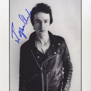 Topper head-on the clash drummer signed photograph.shanks autographs