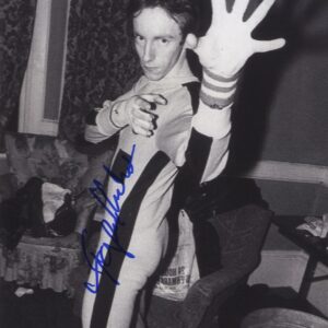 Topper head-on the clash drummer signed photograph.shanks autographs