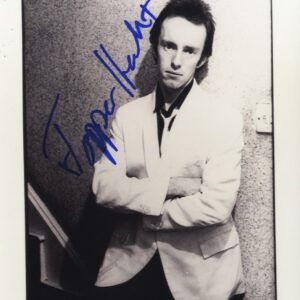 Topper head-on the clash drummer signed photograph.shanks autographs