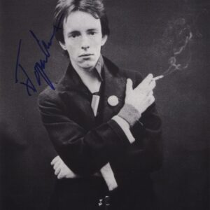 Topper head-on the clash drummer signed photograph.shanks autographs