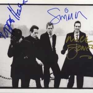 TOPPER HEADON Mick Jones Paul Simonon Signed Photo. Shanks Autographs