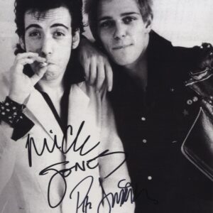 The Clash Mick & Paul Signed 8X10 Photo E