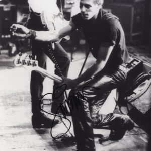 Paul simonon signed photo, the clash . shanks autographs