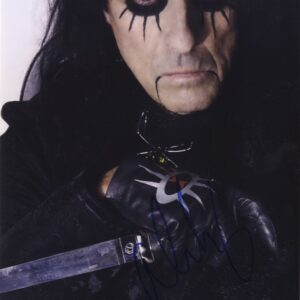 Alice Cooper signed photo.shanks autographs