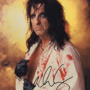 Alice Cooper signed photo.shanks autographs