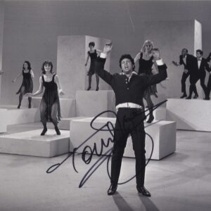 tom jones signed photo.shanks autographs