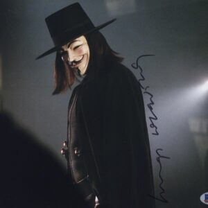 Hugo weaving signed 8x10 photo.shanks autographs