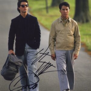 Dustin Hoffman & Tom Cruise signed photo.