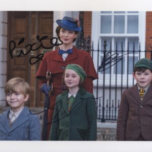 Mary poppins returns signed photo