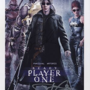 tye Sheridan & Ernest Cline ready player one signed photo.shanks autographs