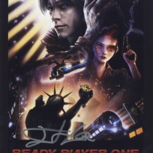 tye Sheridan & Ernest Cline ready player one signed photo.shanks autographs