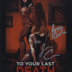 your last death signed photo.shanks autographs