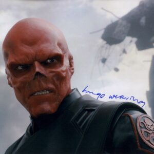 Hugo weaving signed 8x10 photo.Shanks Autographs