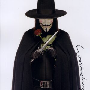 Hugo weaving signed 11x14 photo.Shanks Autographs