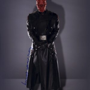 Hugo weaving signed 11x14 photo.Shanks Autographs