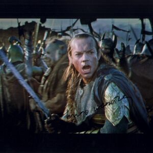 Hugo weaving signed photo.Shanks Autographs - Lord of the Rings Elrond