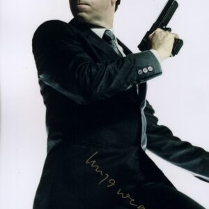Hugo weaving signed 12x18 photo.Shanks Autographs