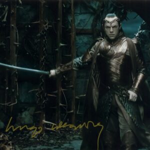 Hugo weaving signed 8x10 photo.Shanks Autographs