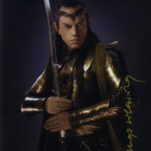Hugo weaving signed 8x10 photo.Shanks Autographs - Lord of the Rings Elrond