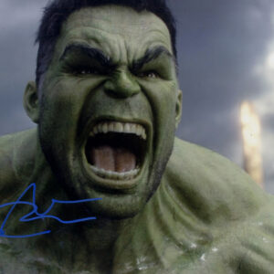 mark Ruffalo signed photo.the hulk.shanks autogrpahs
